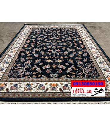 فرش گیلدا سرمه ای کاشان