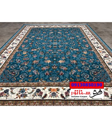 فرش 700 شانه گیلدا ابی فیروزه ای