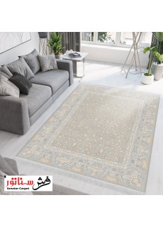 فرش طرح اوین نقره ای + فرش اوین کاشان + فرش اوین 1200 شانه + فرش اوین نقره ای 1200 شانه