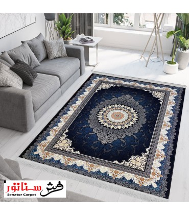 خرید فرش دلاریس سرمه ای + قیمت فرش دلاریس 6 ، 9 ، 12 ، 4 متری