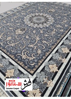 فرش تلناز دودی + فرش ارزان + فرش ویرجین